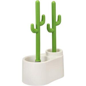 Cactus Toilet Plunger and Brush Set Bathroom Cleaning Tool Decorative Holder